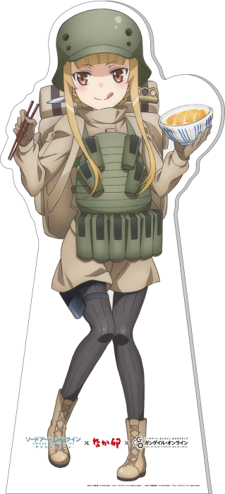 等身大パネル(C)2017 川原 礫／ＫＡＤＯＫＡＷＡ　アスキー・メディアワークス／SAO-A Project(C)2017 時雨沢恵一／ＫＡＤＯＫＡＷＡ　アスキー・メディアワークス／GGO Project