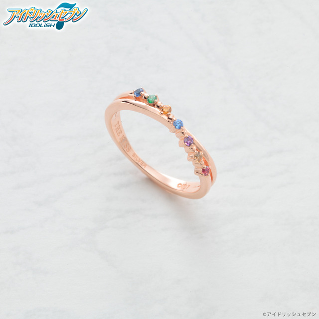 「アイドリッシュセブン×THE KISS×BANDAI リング」IDOLiSH7モデル　各12,960円（税込/送料・手数料別途）(C)アイドリッシュセブン