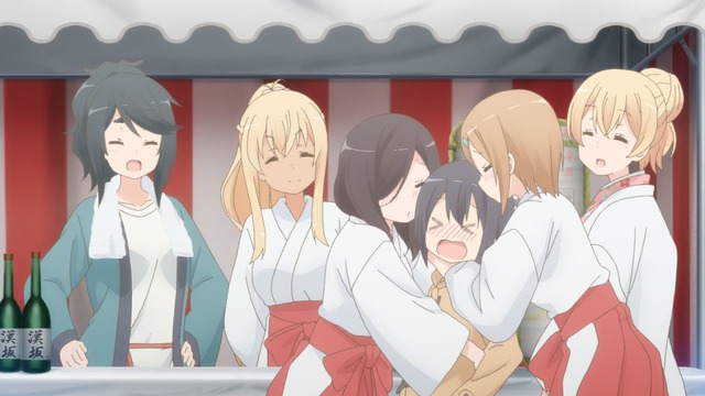 『すのはら荘の管理人さん』12話『こたつ 年末 サンタさん』(C)ねこうめ・一迅社 / すのはら荘の管理人さん製作委員会