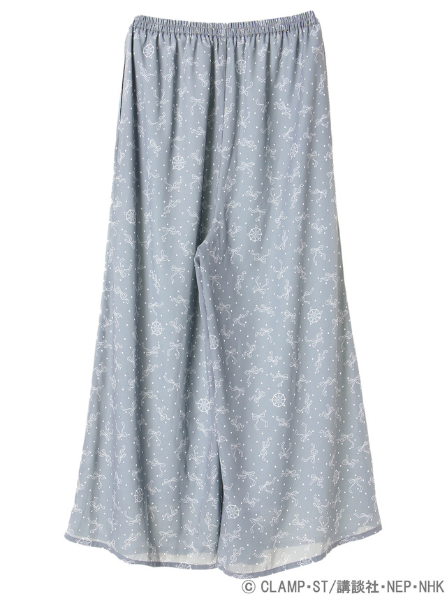 earth music&ecologyJapan Label×『カードキャプターさくら クリアカード編』リボンと夢の鍵のワイドパンツ 価格 ：5,690円+税(C)CLAMP・ST/講談社・NEP・NHK