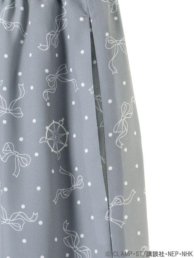 earth music&ecologyJapan Label×『カードキャプターさくら クリアカード編』リボンと夢の鍵のワイドパンツ 価格 ：5,690円+税(C)CLAMP・ST/講談社・NEP・NHK