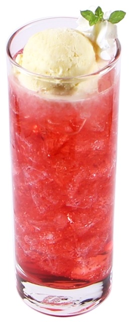 紅莉栖のバニラフロート 700円(C)2018 MAGES./KADOKAWA/未来ガジェット研究所