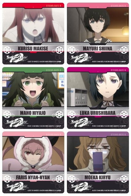 「シュタインズ・ゲート ゼロ × アニON STATION」コースター（全24種）サンプル(C)2018 MAGES./KADOKAWA/未来ガジェット研究所
