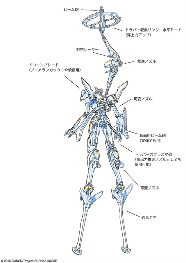 『ANEMONE／交響詩篇エウレカセブン　ハイエボリューション』ニルヴァーシュX(C)2018 BONES/Project EUREKA MOVIE