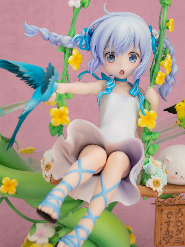 「ご注文はうさぎですか？？ チノ～お花のブランコ～1/7スケールフィギュア」17,800円（税別）(C)Koi・芳文社／ご注文は製作委員会ですか？？