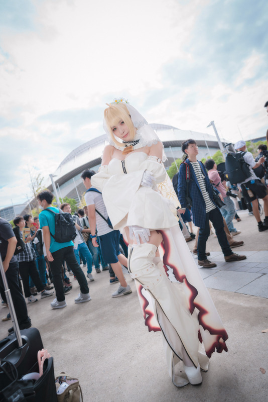 【コスプレ】花嫁衣装ネロからボンテージセイバーまで！ 「TGS2018」最終日の「FGO」美女レイヤーまとめ