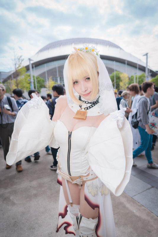 【コスプレ】花嫁衣装ネロからボンテージセイバーまで！ 「TGS2018」最終日の「FGO」美女レイヤーまとめ