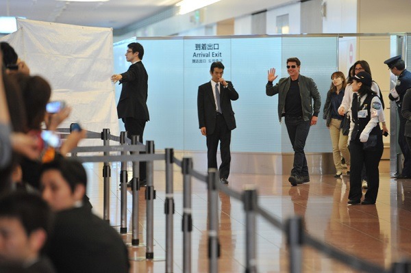 トム・クルーズ＠羽田空港