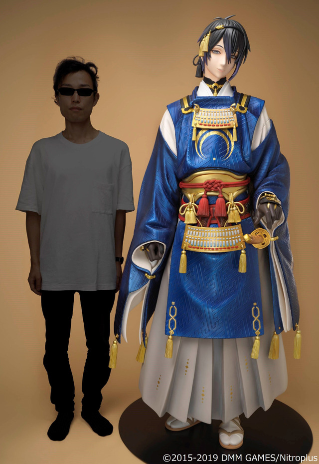 「一分の一スケール　三日月宗近」300万円（税込）(C)2015-2019 DMM GAMES/Nitroplus