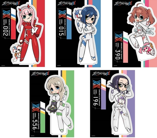 アクリルスタンド (全5種) 各1,500円（税込）(C)ダーリン・イン・ザ・フランキス製作委員会