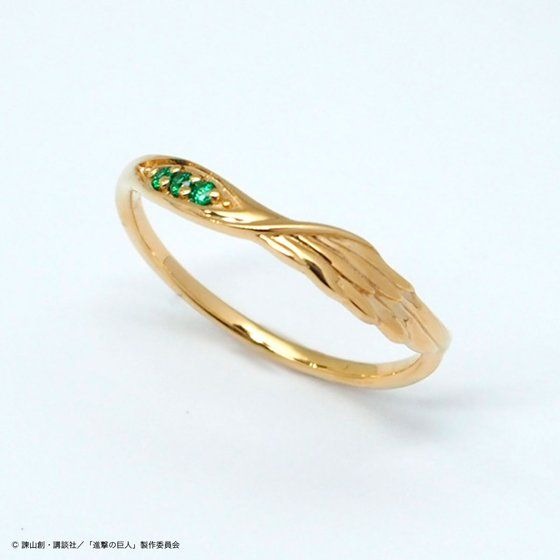 進撃の巨人×MATERIAL CROWN シルバーリング　エルヴィンモデル　11,880円(税込)(送料・手数料別途)(C)諫山創・講談社／「進撃の巨人」製作委員会