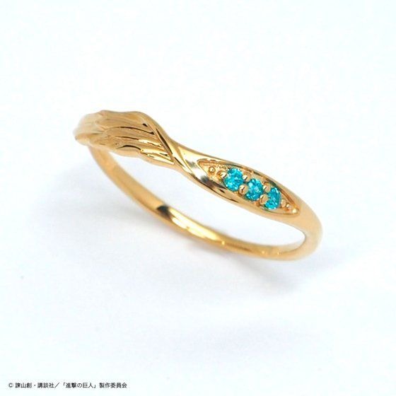 進撃の巨人×MATERIAL CROWN シルバーリングアルミンモデル　11,880円(税込)(送料・手数料別途)(C)諫山創・講談社／「進撃の巨人」製作委員会