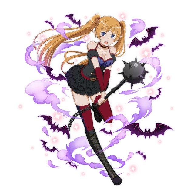 [暴杖妖精]レフィーヤ・ウィリディス（★4）(C) 大森藤ノ・SBクリエイティブ/ソード・オラトリア製作委員会 (C) Wright Flyer Studios