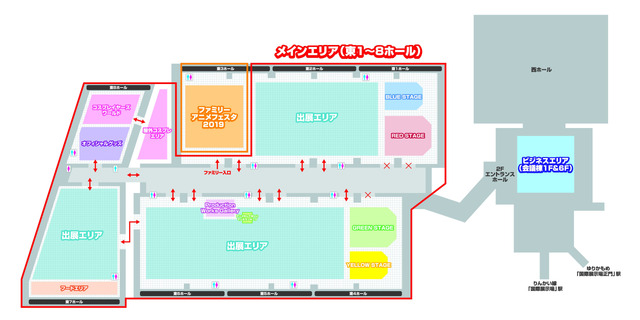 AnimeJapan 2019 マップ