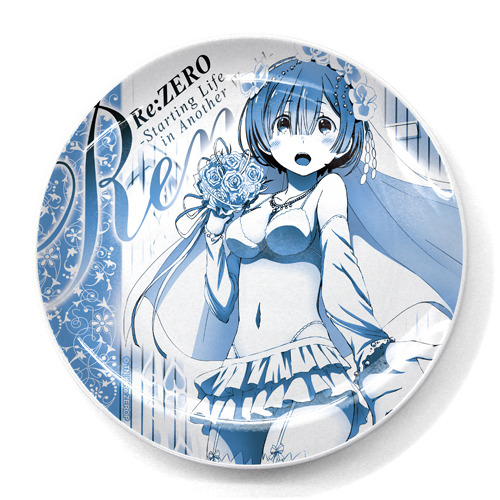 「ウェディング レム 盛り皿」1200円（税別）(C)長月達平・株式会社KADOKAWA刊／Re:ゼロから始める異世界生活製作委員会