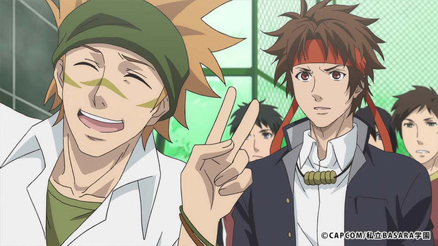 『学園BASARA』第1話 先行カット(C)CAPCOM/私立BASARA学園