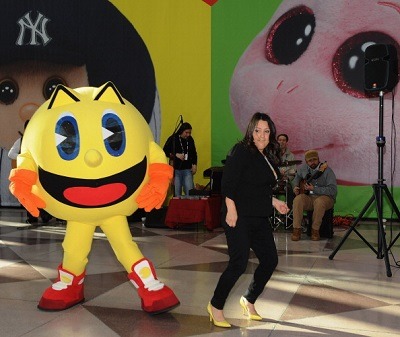 テレビ放映前から、米国でプロモーションが始まっている「パックマン」　(c) Getty images