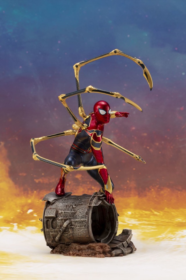 「ARTFX+ アイアン・スパイダー -INFINITY WAR-」12,000円（税抜）(C) 2018 MARVEL
