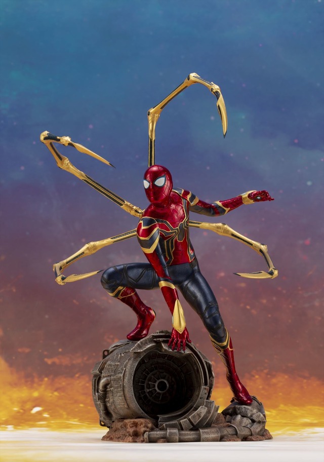 「ARTFX+ アイアン・スパイダー -INFINITY WAR-」12,000円（税抜）(C) 2018 MARVEL