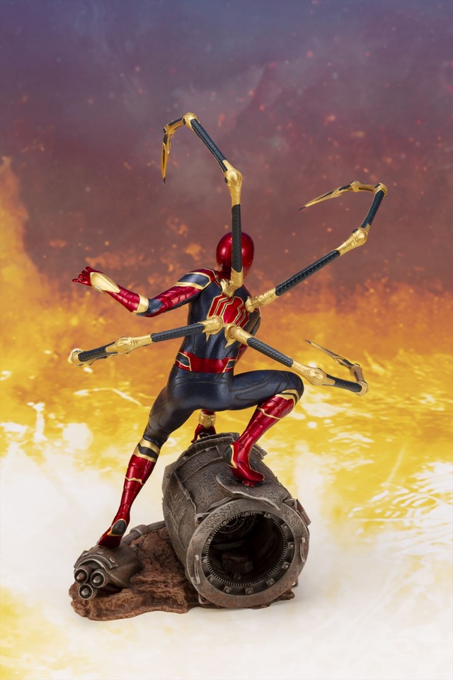 「ARTFX+ アイアン・スパイダー -INFINITY WAR-」12,000円（税抜）(C) 2018 MARVEL