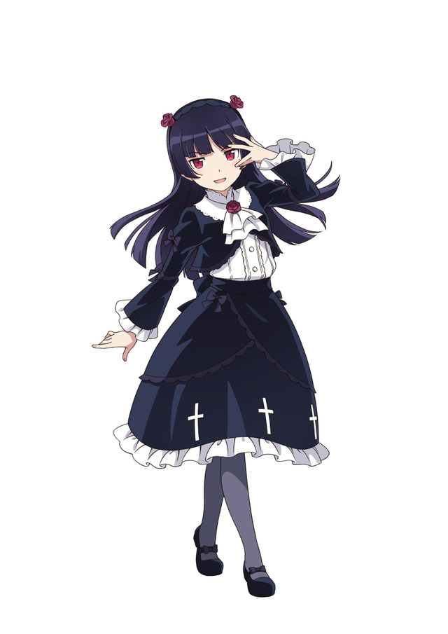 黒猫（CV花澤香菜）(C)伏見つかさ／アスキー・メディアワークス／OIP2