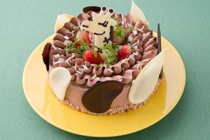 特製ケーキ“「ハル」特製ショコラ・オ・くるみ”