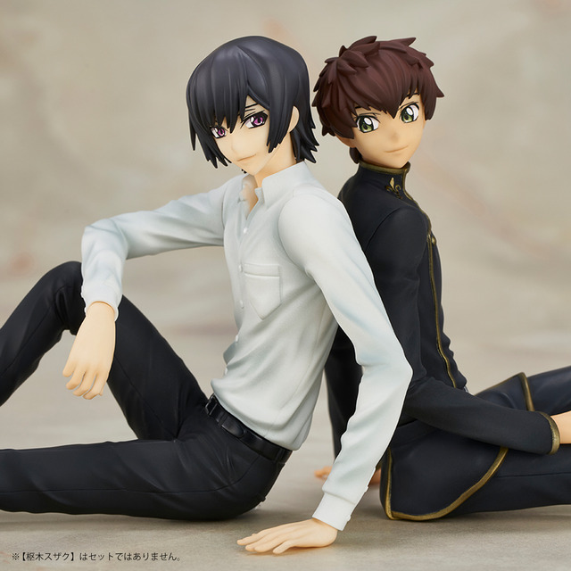 『コードギアス 反逆のルルーシュ』ルルーシュ・ランペルージ ・枢木スザク フィギュア 各9,500円（税別）(C)SUNRISE／PROJECT L-GEASS　Character Design (C)2006-2017 CLAMP・ST