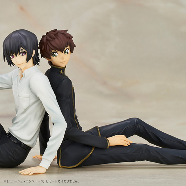 『コードギアス 反逆のルルーシュ』ルルーシュ・ランペルージ ・枢木スザク フィギュア 各9,500円（税別）(C)SUNRISE／PROJECT L-GEASS　Character Design (C)2006-2017 CLAMP・ST
