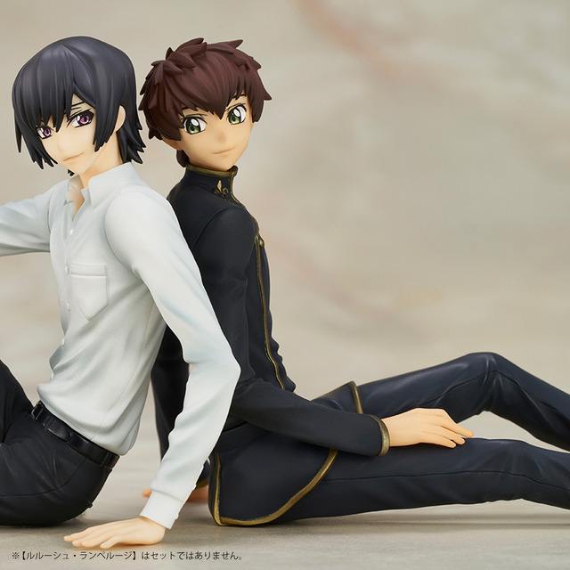 『コードギアス 反逆のルルーシュ』ルルーシュ・ランペルージ ・枢木スザク フィギュア 各9,500円（税別）(C)SUNRISE／PROJECT L-GEASS　Character Design (C)2006-2017 CLAMP・ST