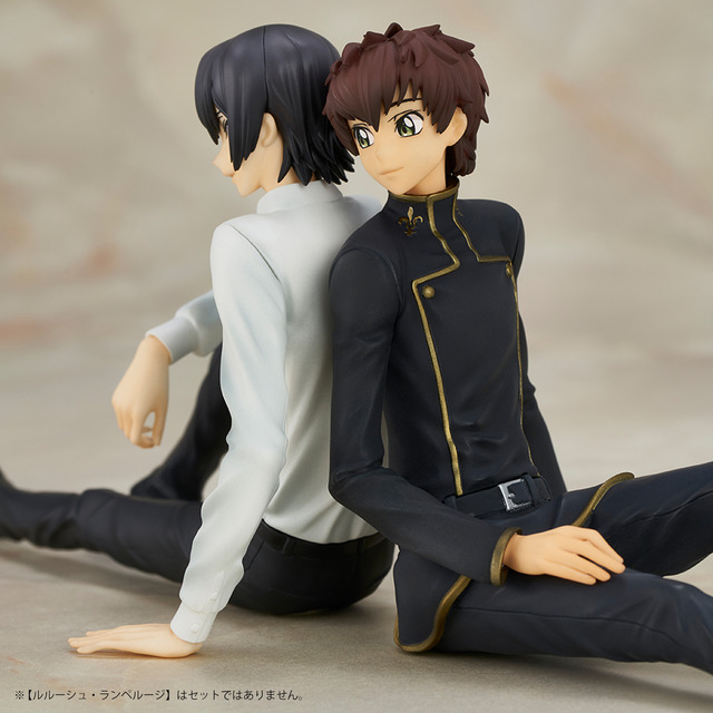 『コードギアス 反逆のルルーシュ』ルルーシュ・ランペルージ ・枢木スザク フィギュア 各9,500円（税別）(C)SUNRISE／PROJECT L-GEASS　Character Design (C)2006-2017 CLAMP・ST