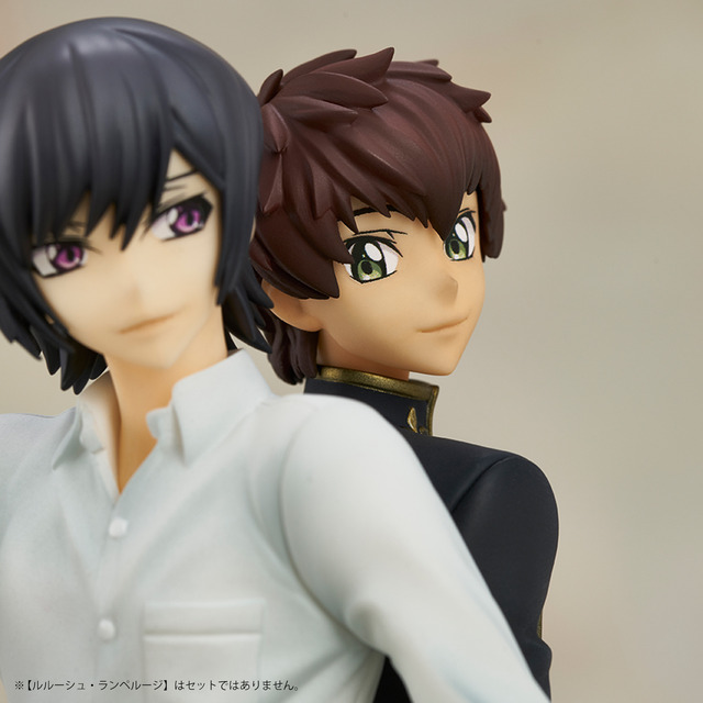 『コードギアス 反逆のルルーシュ』ルルーシュ・ランペルージ ・枢木スザク フィギュア 各9,500円（税別）(C)SUNRISE／PROJECT L-GEASS　Character Design (C)2006-2017 CLAMP・ST