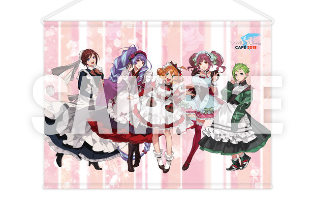 「WALKURE CAFE 2018」オリジナルグッズ「タペストリー」(C)2017 ビックウエスト／劇場版マクロスデルタ製作委員会