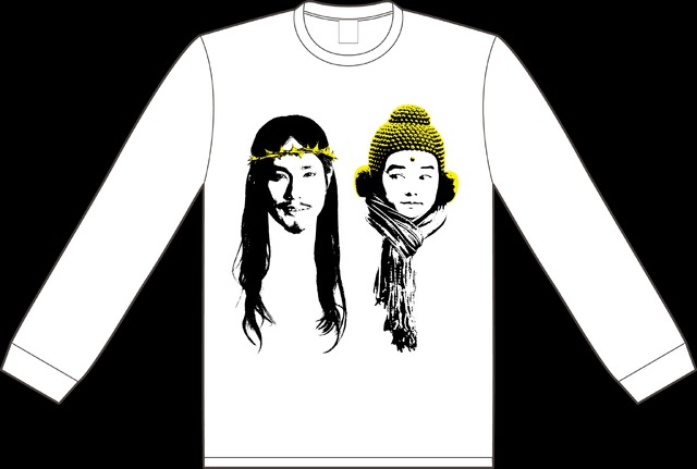 ロン毛とロンマフのロンT（長袖）価格：5,000円（税込）(C)中村 光・講談社／パンチとロン毛 製作委員会