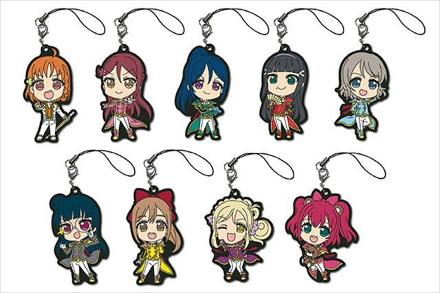 「花丸ちゃんサクラ大戦　コラボキャンペーン」ラバーストラップ（全9種・ランダム）　※UFOキャッチャー利用者限定(C)2017 プロジェクトラブライブ!サンシャイン!! (C)SEGA