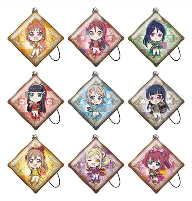 「花丸ちゃんサクラ大戦　コラボキャンペーン」ミニクッションストラップ（全9種） ※UFOキャッチャー限定景品(C)2017 プロジェクトラブライブ!サンシャイン!! (C)SEGA