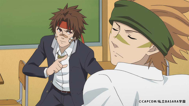 『学園BASARA』第3話 先行カット(C)CAPCOM/私立BASARA学園