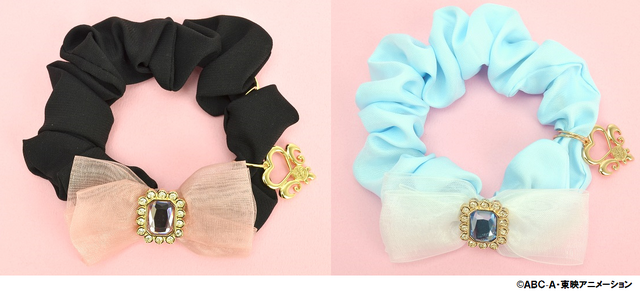 ふたりはプリキュア ビジュー付きシュシュ　2種　各2,600円＋税（キュアブラック/キュアホワイト）(C)ＡＢＣ-Ａ・東映アニメーション