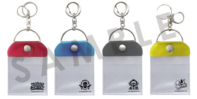 缶バッジホルダー（全4種）各918円（税込）(C)2018 KING RECORD Co., Ltd. All Rights Reserved.(C)2018 Tower Records Japan Inc.