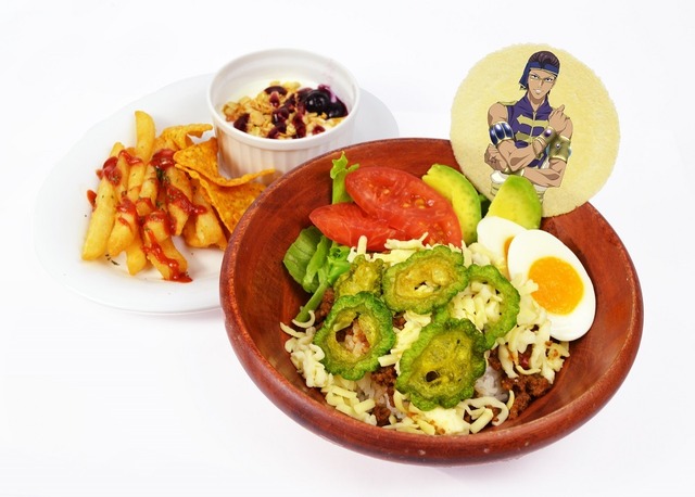 木手永四郎バースデーゴーヤタコライス　(1,200円)(C)許斐 剛／集英社・ＮＡＳ・新テニスの王子様プロジェクト