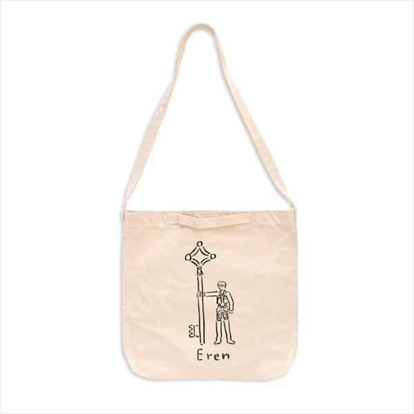 『進撃の巨人』鬼頭祈コラボ 2WAY ショルダートート（5種／2色展開）3,300円＋税（C）諫山創・講談社 /「進撃の巨人」製作委員会