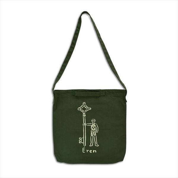『進撃の巨人』鬼頭祈コラボ 2WAY ショルダートート（5種／2色展開）3,300円＋税（C）諫山創・講談社 /「進撃の巨人」製作委員会