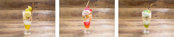 デザートメニュー　各1,000円（税込）(C)2013 PL! (C)2017 PL!S (C)KlabGames (C)S (C)BuSHI (C)SEGA