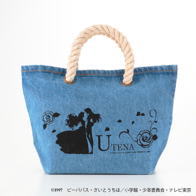 少女革命ウテナ リバティプリント	デニムロープトートバッグ  4,860 円(税込) (C)1997 ビーパパス・さいとうちほ／小学館・少革委員会・テレビ東京