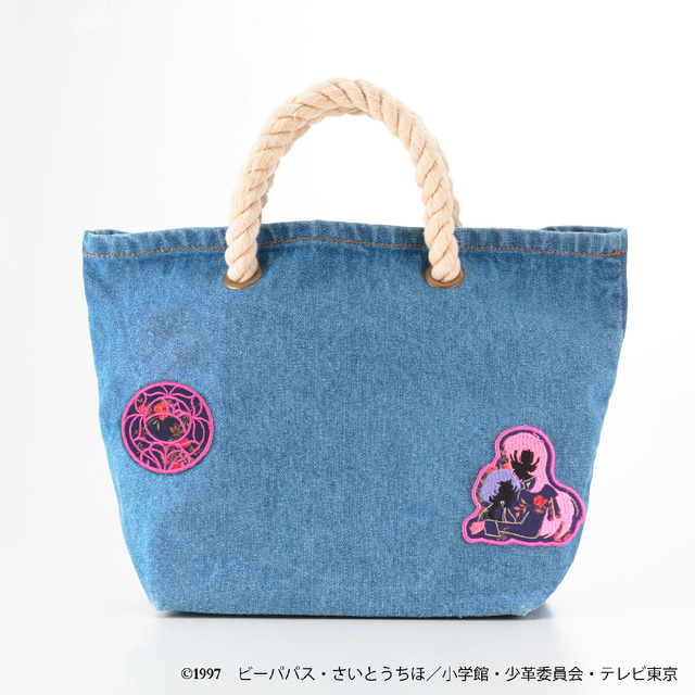 少女革命ウテナ リバティプリント	デニムロープトートバッグ  4,860 円(税込) (C)1997 ビーパパス・さいとうちほ／小学館・少革委員会・テレビ東京