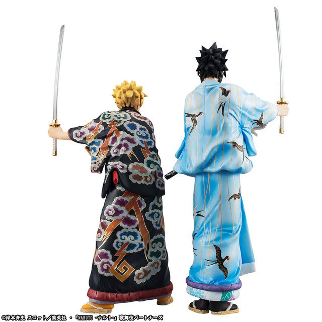 「G.E.M.シリーズ NARUTO‐ナルト‐うずまきナルト＆うちはサスケ 歌舞伎EDITION　SET」33,599円（税込）(C)岸本斉史 スコット／集英社・『NARUTO -ナルト-』歌舞伎パートナーズ