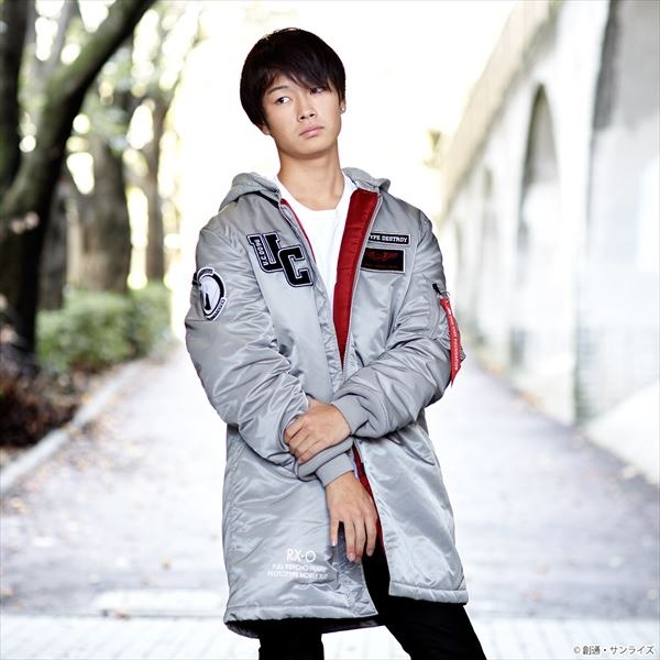 ALPHA MA-1 NATUS LONG「機動戦士ガンダムUC」ユニコーンガンダムモデル×STRICT-G　モデル着用(C)創通・サンライズ