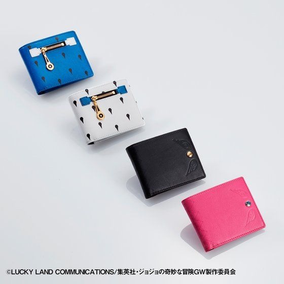 二つ折り財布：各21,600円（税込）(C)LUCKY LAND COMMUNICATIONS／集英社・ジョジョの奇妙な冒険GW製作委員会