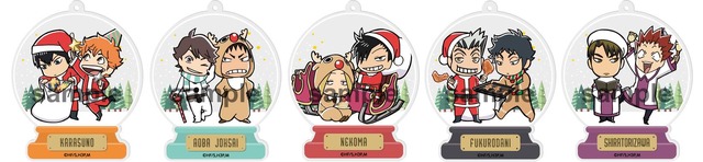「ノヤっさんのローリングサンダーアゲイン!!」【期間限定景品】スノードーム風アクリルチャーム (全 5 種)(C)古舘春一/集英社・「ハイキュー!! 3rd」製作委員会・MBS
