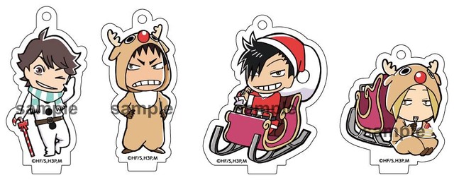 ミニアクリルスタンド (全10種/1個540円) (C)古舘春一/集英社・「ハイキュー!! 3rd」製作委員会・MBS