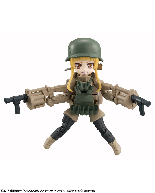 「デスクトップアーミー ソードアート・オンライン オルタナティブ ガンゲイル・オンライン」各1,780円（税別）(C)2017 時雨沢恵一／ＫＡＤＯＫＡＷＡ　アスキー・メディアワークス／GGO Project (C)MegaHouse